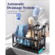 thumbnail image 3 of Soporte de esponja Kitsure para fregadero de cocina de acero inoxidable negro, 3 of 7