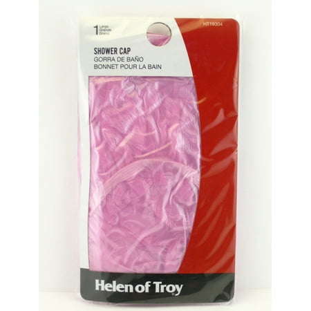 - Helen Of Troy Large Textured Pink Vinyl Shower Cap - 1 Pc.
