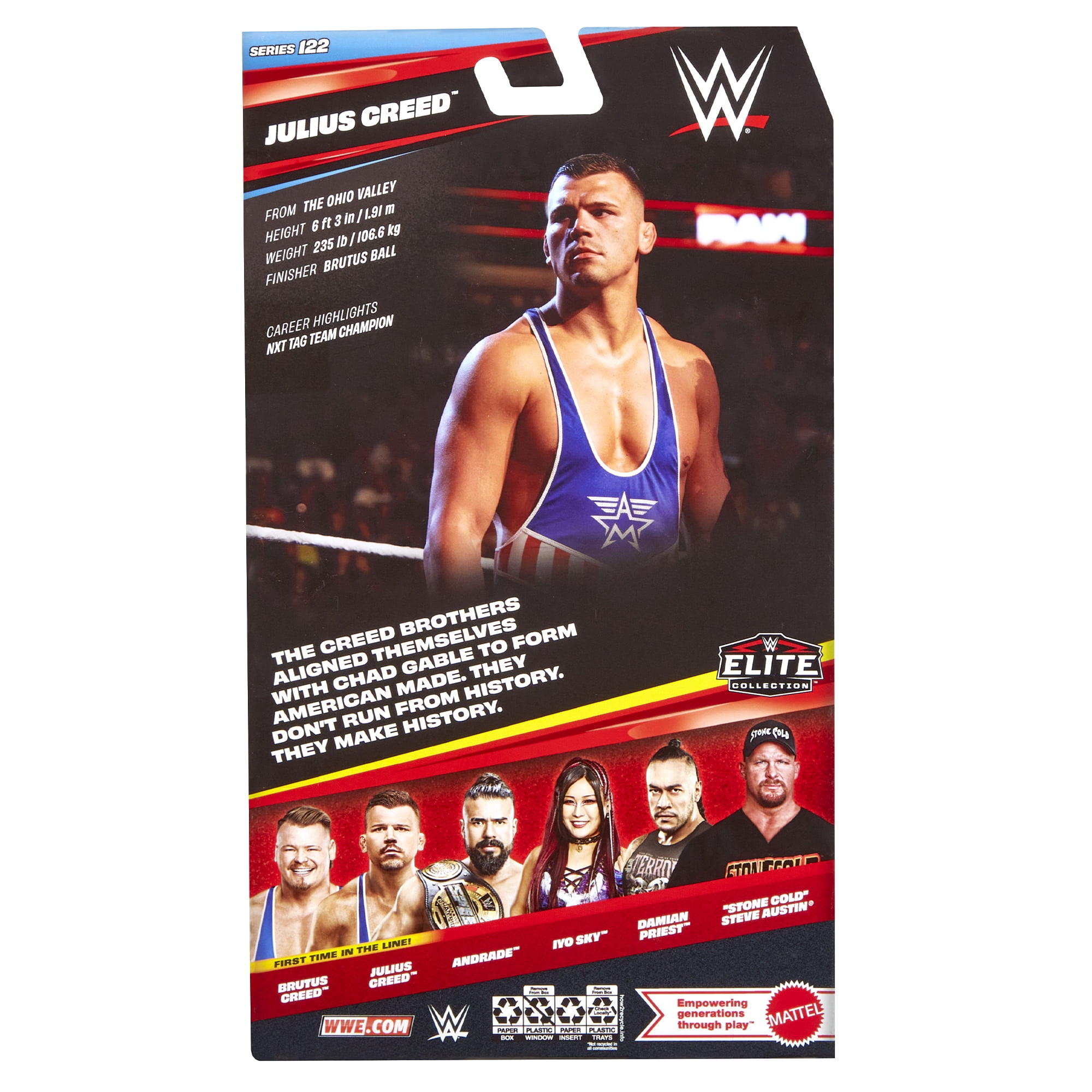Julius Creed - WWE Elite 122 Mattel WWE Toy Wrestling Action Figure