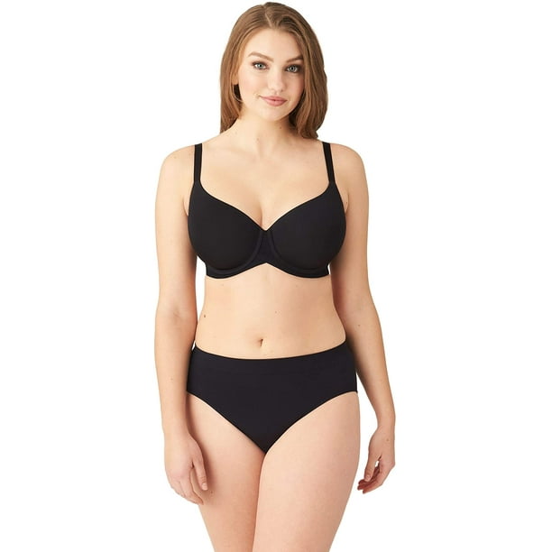 Wacoal Women's Ultimate Side Smoother Contour Bra, Black, 32DDD