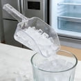 thumbnail image 3 of REGALWOVEN Ice Scoop Easy Clean Plastic Ice Shovel for Candy Buffet Kitchen, Ice Scooper for Bar, Ice Bucket, Popcorn in  Clear-1PCS, 3 of 6
