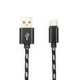 thumbnail image 2 of Yeacher USB Type C Cable Charging Data Cable Type-C Phone Cable Data Sync Nylon Braided Replacement for Black, 2 of 7