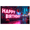 6A, variant on Neon Style Happy Birthday Banner Background Party Decorations for Birthday Party Celebrations Photography Props Backdrop Supplies