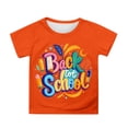 thumbnail image 3 of LILIYA Back To School Outfits for Girls Boys Pre Kindergarten 1st 2nd 3rd Grade Fashion Summer Short Sleeve Cotton T-Shirt Vacation Summer Clothes, 3 of 5