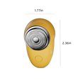 thumbnail image 3 of Cadeau de Festival Naittoop Rasoir de Poche Lavable à Tête Flottante, Rasoir de Poche Lavable Expérience de Rasage, Mini Rasoir de Poche, 3 of 5