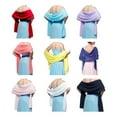 thumbnail image 4 of Guardurnaity Mantón de bufanda y transpirable para damas hecho con gasa Bufanda Pashmina para damas Mantones de gasa Accesorios de disfraces negro, 4 of 6