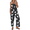 Black/White Flower, variant on Women Fashion Nightwear Sleepwear Super-Soft Housewear Casual Nighty Wear Plus Size