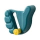 thumbnail image 2 of pstuiky Soporte para fregona Palm con base para tarjeta, sin gancho fijo, perforadora resistente, clip para fregona, montaje en pared para baño., 2 of 3