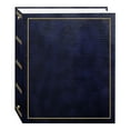 thumbnail image 1 of Pioneer Photo Albums Magnetic Self-Stick 3-Ring Photo Album 100 Pages (50 Sheets), Navy Blue, 1 of 5