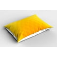 thumbnail image 2 of Ambesonne Yellow Pillow Sham 2 Pack, Color Shades Modern, 36"x20", Orange Yellow, 2 of 3