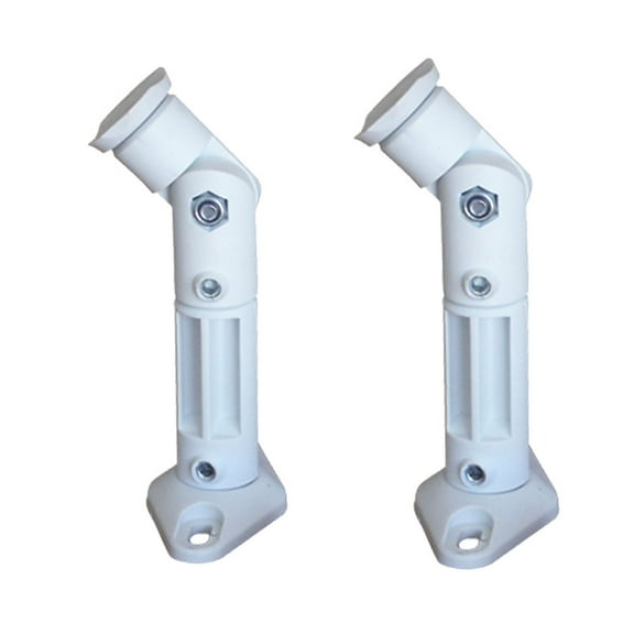 VideoSecu 2 Packs of Ceiling and Wall Speaker Mount Satellite Surround Sound Home Theater Brackets White BS3