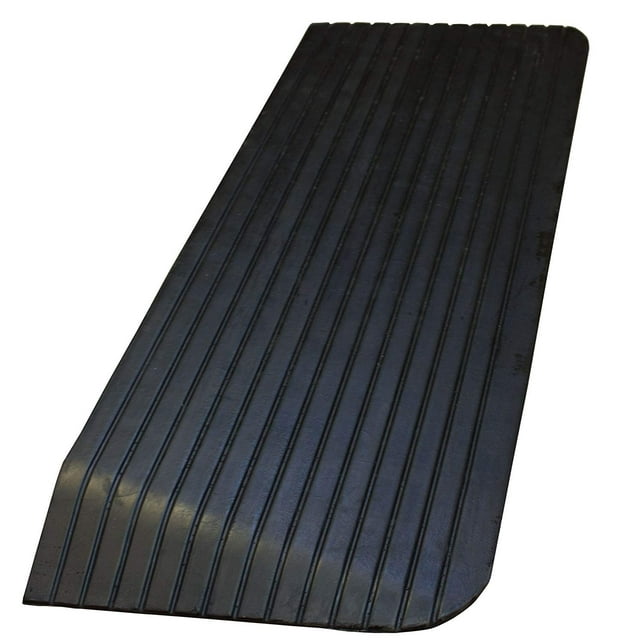 RK Safety RK-RTR03 Rampe de Seuil pour Fauteuil Roulant Scooter en Caoutchouc Solide de 2 Pouces (1 Pce)