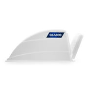 Camco 40431 RV Roof Vent Cover - Easily Mounts to Your RV With Included Hardware, White
