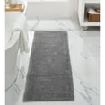 thumbnail image 5 of Better Trends 20"x 60" Premium Bathroom Runner Rug 100% Cotton Soft Reversible Tufted Bath Mat Water Absorbent Ideal for Easy Care in Bathroom and Shower Areas, (Gray)- Edge Collection, 5 of 5