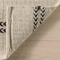 thumbnail image 3 of Rugs USA x Nate Berkus York Striped Wool Cozy Area Rug, 8' 6" x 11' 6", York Grey, 3 of 7