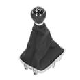 thumbnail image 4 of Car Gearstick Gaiter Kit, 5 Speed Wear Resistant Comfortable To Touch Gear  Knob Boot Set  For Car Black, 4 of 8