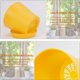 thumbnail image 4 of JERIA Paquete de 16 macetas de plástico de 4 pulgadas para plantas de semillero engrosadas, macetas para viveros, macetas coloridas para plantas de flores, macetas para iniciar semillas con paleta (8, 4 of 7