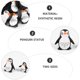 thumbnail image 2 of 10 adornos de pingüino de resina sintética, miniaturas de pingüinos, adornos para casa de muñecas, 2 of 6