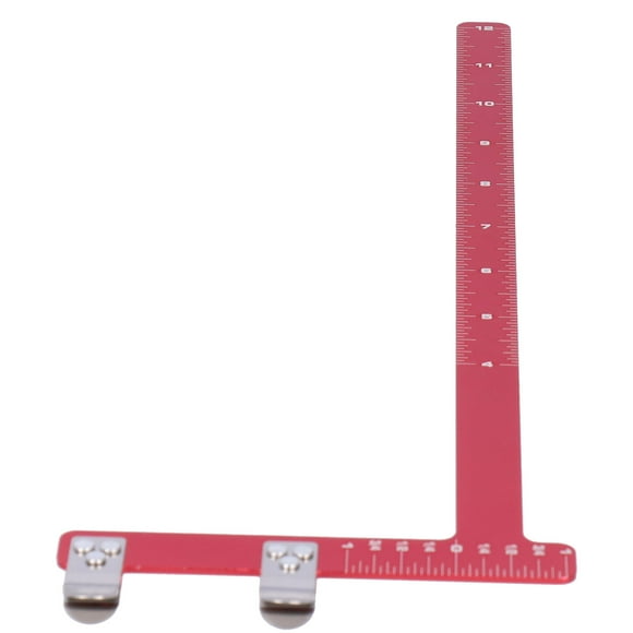 Fosa Recurve Bow Ruler,Archery Tool,Archery Aluminum Alloy Ruler L Shaped Bow Measurement Tool for Recurve/Compound Bow