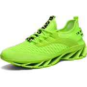 KAQ Sneakers, Height Boosting Shoes for Men, Mens Walking Shoes Breathable Knit Slip on Sneakers Lightweight Athletic Gym Shoes