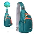 thumbnail image 3 of Peicees Mochila pequeña con bandolera, impermeable, unisex, bandolera en el pecho, 3 of 5