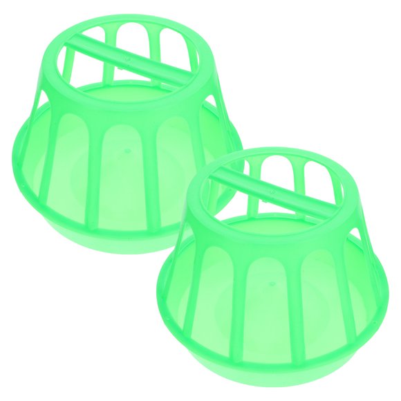 2pcs Portable Poultry Feeder Chickens Goose Food Container Food Eating Tool Duck Feeder