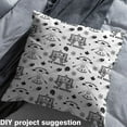thumbnail image 2 of Homewish Ice Hockey Player Fabric by the Yard 1 Yard for Teens, Sports Print Room Decor Fabric by the Yard, Cartoon Snowflake Sewing Fabric, Microfiber Bedroom Decor, 2 of 6