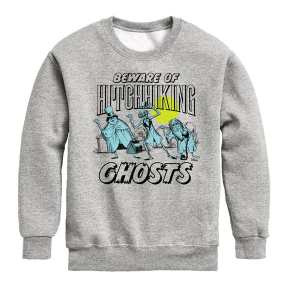 The Haunted Mansion - Hitchhiking Ghosts - Toddler & Youth Crewneck Fleece Sweatshirt