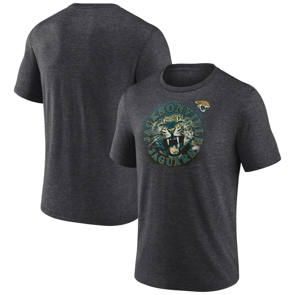 Men's  Charcoal Jacksonville Jaguars Sporting Chance Tri-Blend T-Shirt