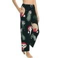 thumbnail image 2 of Disketp Baby Sloths Sleeping Print Women'S Comfy Pajama Pants Casual Drawstring Palazzo Lounge Wide Leg Pants, 2 of 9