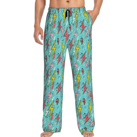 CROPD Men's Pajama Pants Pjs Bottoms With Pockets Sleep Lounge Pants For Men