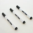 thumbnail image 4 of BAZIC Dry Erase Marker Black Color Chisel Tip, Whiteboard Pen Marcador, Low Odor Markers White Board Pens (3/Pack), 1-Pack, 4 of 5