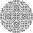thumbnail image 1 of Ahgly Company Machine Washable Indoor Round Transitional Gray Area Rugs, 5' Round, 1 of 7