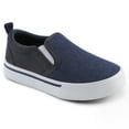 thumbnail image 6 of NCCB Boys Sneakers ​Casual Slip on Loafers Kids School Canvas Shoes Navy 8 Toddler, 6 of 6