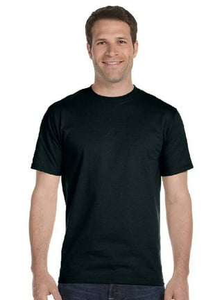 Hanes Premium Men's Short Sleeve Black Label Crewneck T-Shirt - Charcoal  Heather S