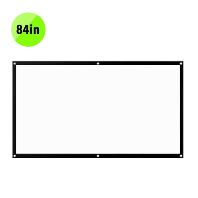 Película de proyección de relación 4: 3 para interiores, cine en casa, gran angular, pantalla de proyección plegable, 84 pulgadas seitruly EL4866-03B