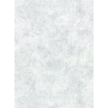 Warner Hereford Sky Blue Faux Plaster Wallpaper, 27-in by 27-ft, 60.8 sq. ft