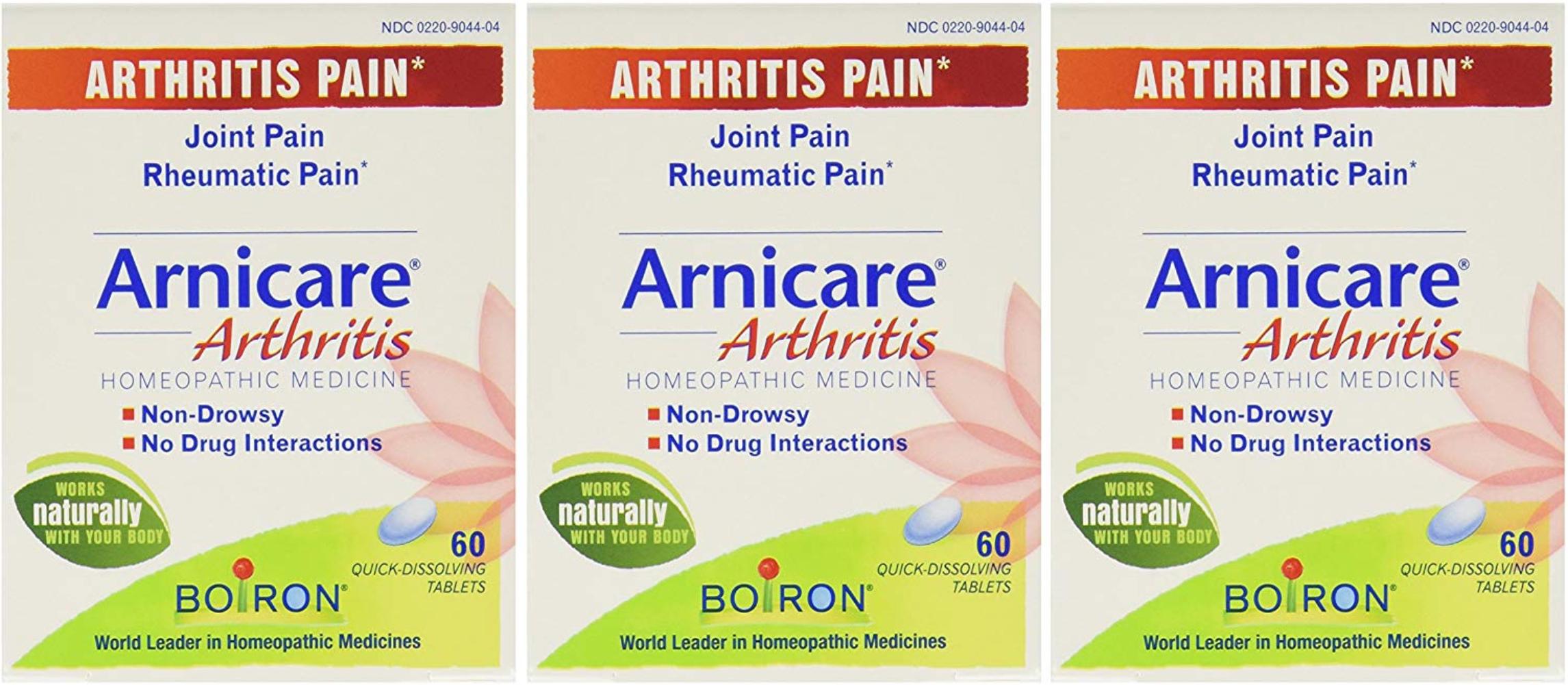 Arnicare Arthritis 60 tabs (Pack of 3) By Boiron