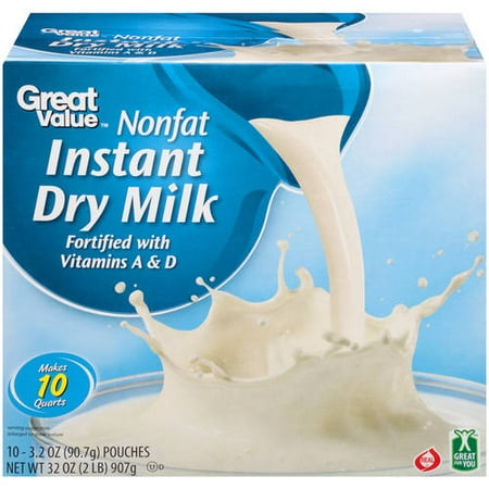 Great Value Nonfat Instant Dry Milk, 32 oz