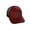 Burgundy Black White Black, variant on Structured Trucker Mesh Hat Custom Colors Letter F Initial Baseball Mid Profile