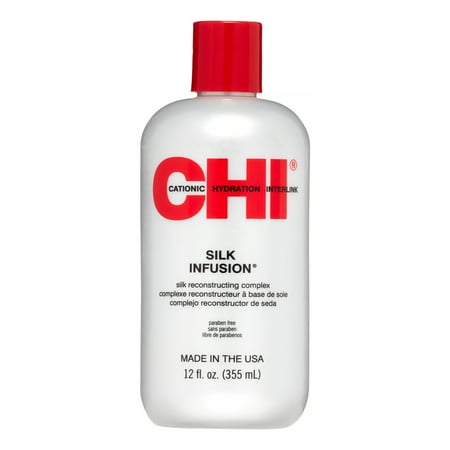 Chi Silk Infusion Silk Reconstructing Complex, 12 Fl (Best Leave In Moisturizer For Dry Hair)