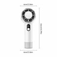thumbnail image 3 of Portable Handheld Fan Rechargeable | Personal Cooling Fan for Travel and Daily Use | Blue Mini Handheld Fan, 3 of 9