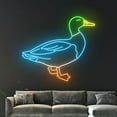 thumbnail image 5 of Handmadetneonsign Mallard Duck Neon Light, Mallard Duck Led Light, Duck Led Sign, Duck Neon Sign, 5 of 5