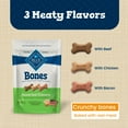Blue Buffalo Bones Small AIF4 Natural Dog Treats, Crunchy Dog Biscuits