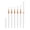white, variant on 5PCS Nail Art Liner Brush Set - Professional 7/9/11/15/25mm Detail Paint Brushes for UV Gel Polish Painting, Fine Drawing & Long Lines - Pink ABS Handle