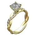 thumbnail image 2 of Xinyolin High-end Big Rhinestone Knuckle Ring - Twisted Sparkling Female Jewelry, 2 of 8