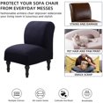 thumbnail image 4 of Armless Chair Slipcover Removable Armless Chair Cover Printed Armless Accent Chair Covers Washable Slipper Chair Slipcovers Furniture Protector Covers for Extra Large Armless Accent Chair, 4 of 8
