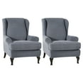 thumbnail image 2 of fastboy 2x Elastic Sofa Cover Effective Protection And Not Easy To Wrinkle Soft Comfortable Armchair Cover dark grey, 2 of 6