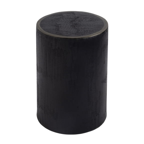 Butler Specialty Company Tundra 12"W Round Stainless Steel End Table in Bronze