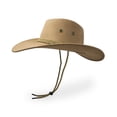 thumbnail image 2 of Cowboy Hat, Sun Hat Faux Felt Leather Suede Travel Cap Western Hat Outdoor Sun Protect Beige, 2 of 7
